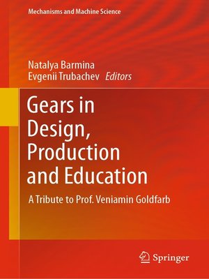 cover image of Gears in Design, Production and Education